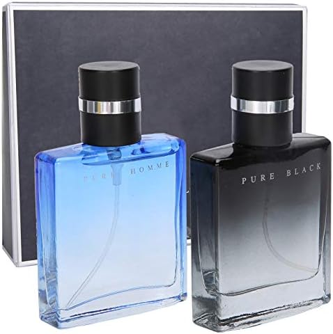 zjchao 2pcs Male Perfume Kit, Cologne Perfume Men Fragrance Glass